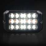 STRANDS LED Svjetlo upozorenja DUO 26W 18 LED White/Amber
