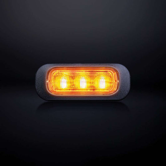 STRANDS Dark Knight LED  Svjetlo upozorenja 7W 3 LED amber