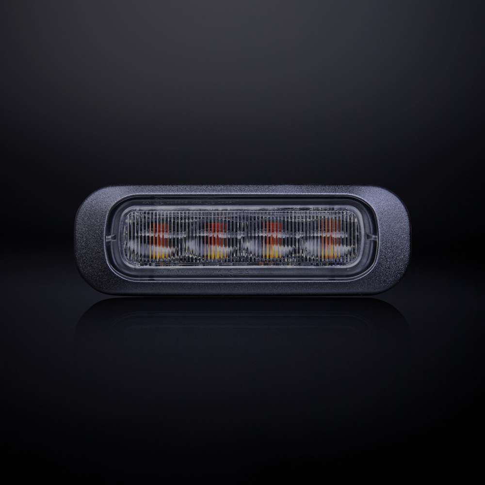 STRANDS Dark Knight LED  Svjetlo upozorenja 10W 4 LED amber tinted