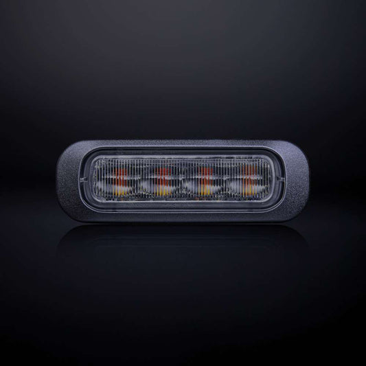 STRANDS Dark Knight LED  Svjetlo upozorenja 10W 4 LED amber tinted