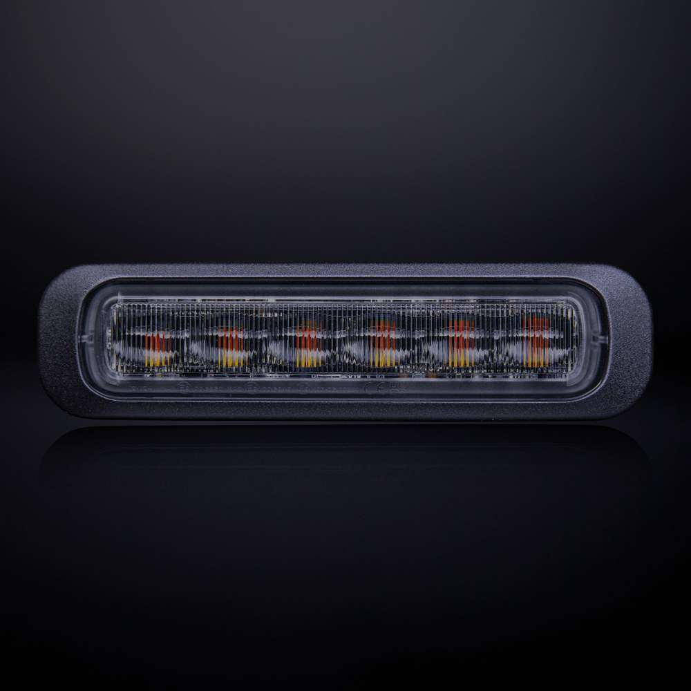 STRANDS Dark Knight LED  Svjetlo upozorenja 10W 6 LED amber tinted