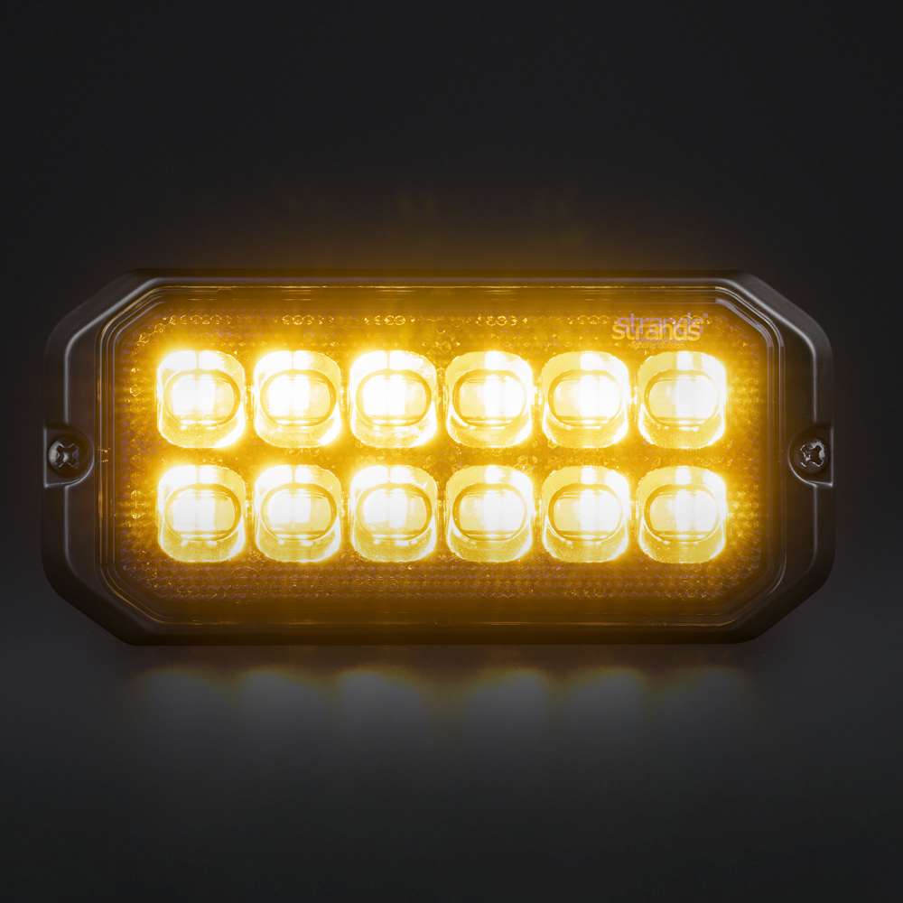 STRANDS LED Svjetlo upozorenja DUO 25W 12 LED White/Amber