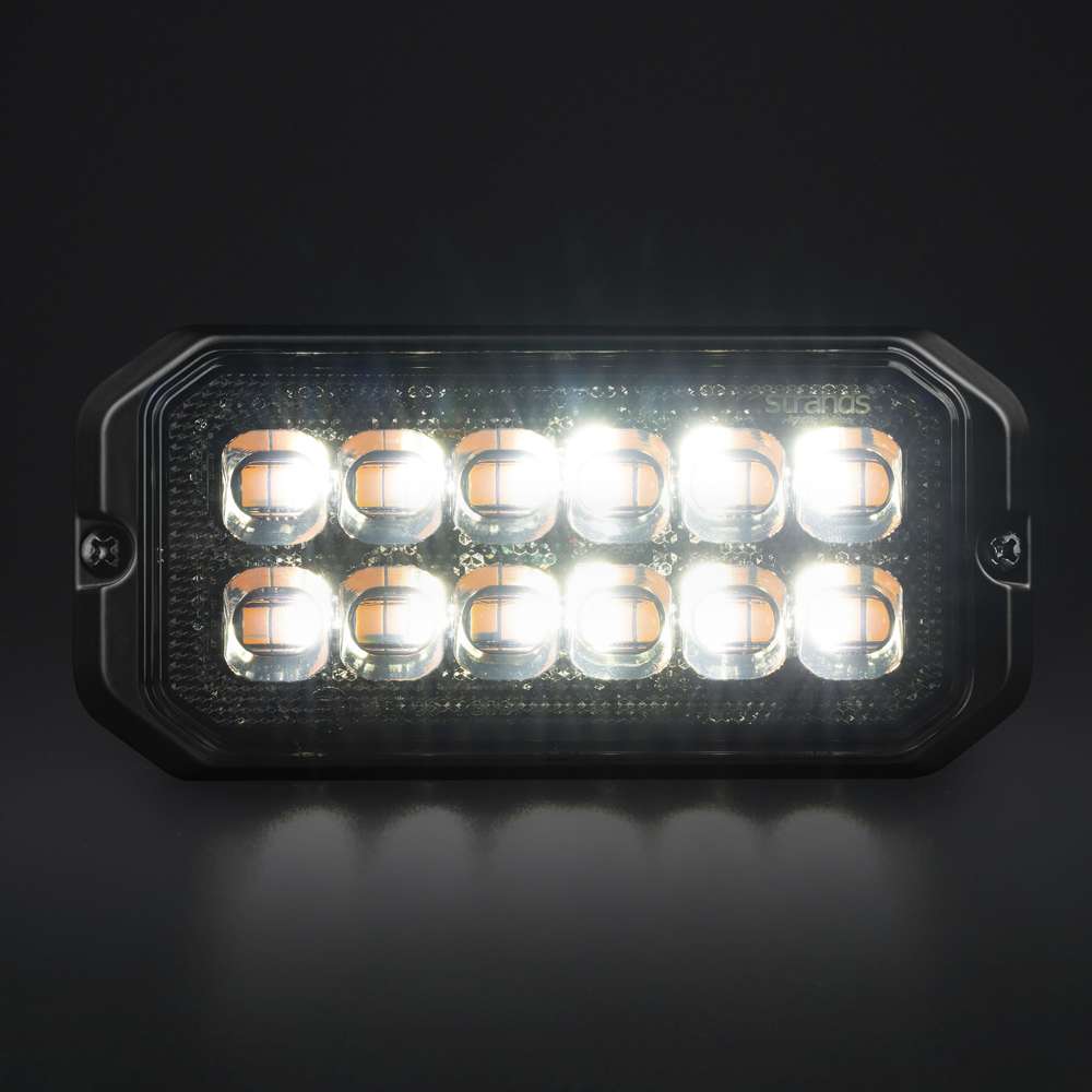 STRANDS LED Svjetlo upozorenja DUO 25W 12 LED White/Amber
