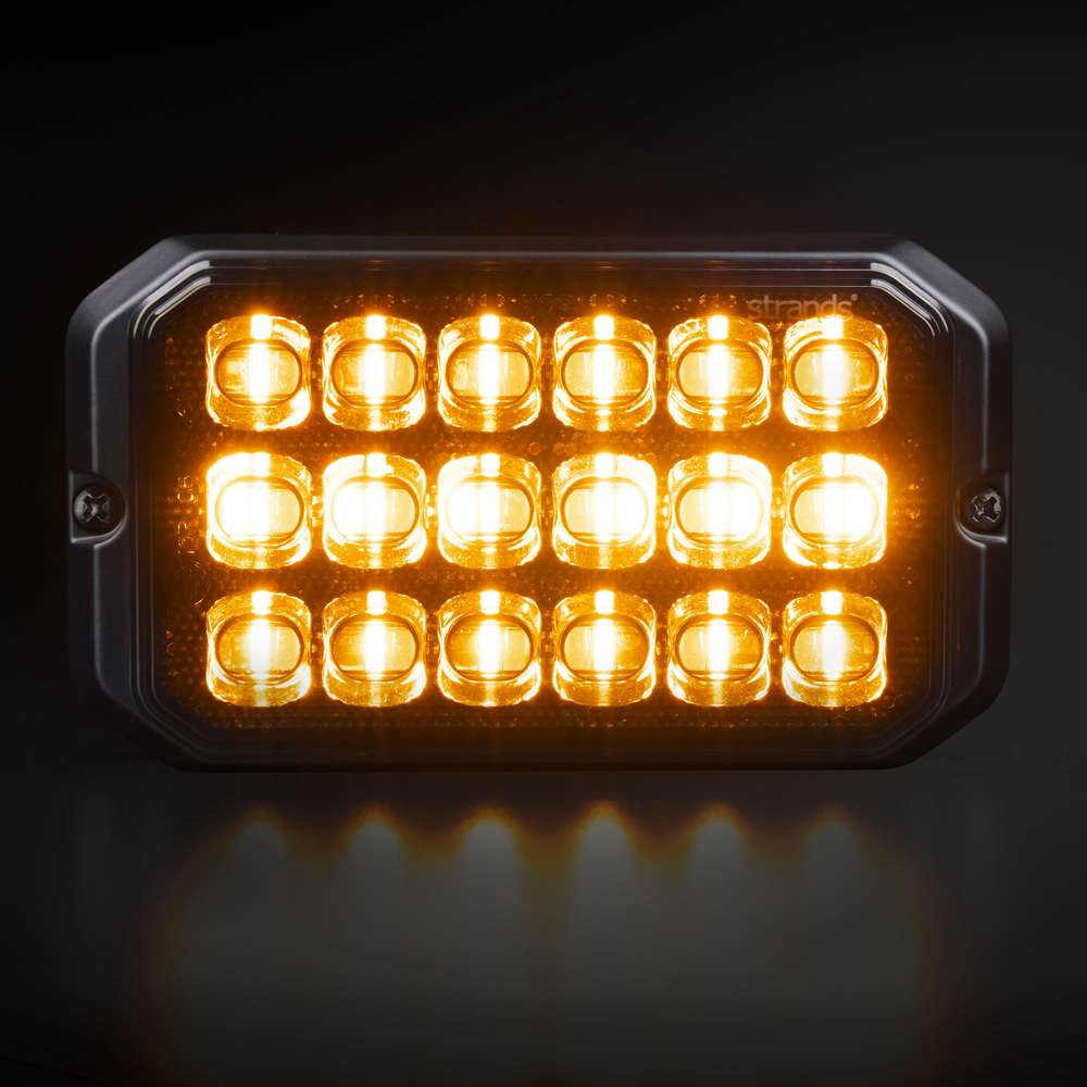 STRANDS LED Svjetlo upozorenja DUO 26W 18 LED White/Amber