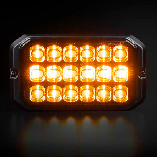 STRANDS LED Svjetlo upozorenja DUO 26W 18 LED White/Amber