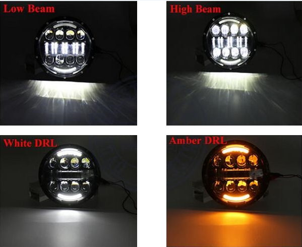 Himalaya FAR Led 80 W Jeep Wrangler JK set