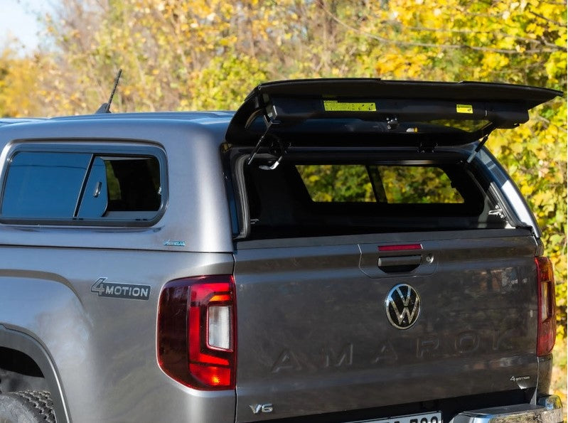 Hardtop Aeroklas Klizni Bočni Prozori Primer VW Amarok D/C 2023+